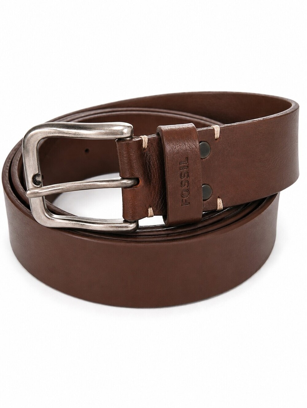 Fossil Genuine Leather Brown Belt Size 44/110